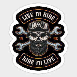 Live to Ride Sticker